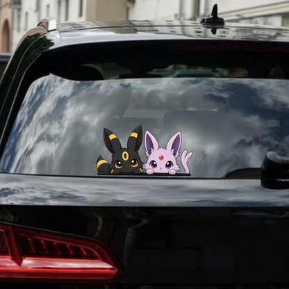 Baby Umbreon & Espeon Peeker
