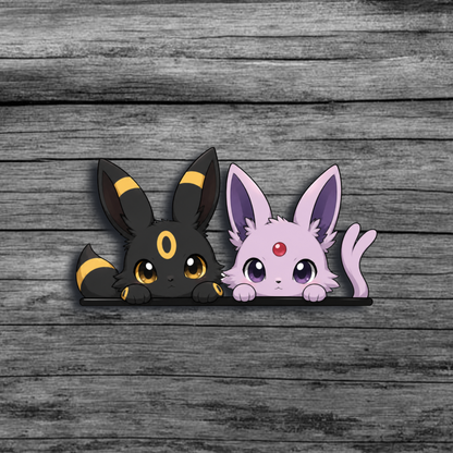 Baby Umbreon & Espeon Peeker