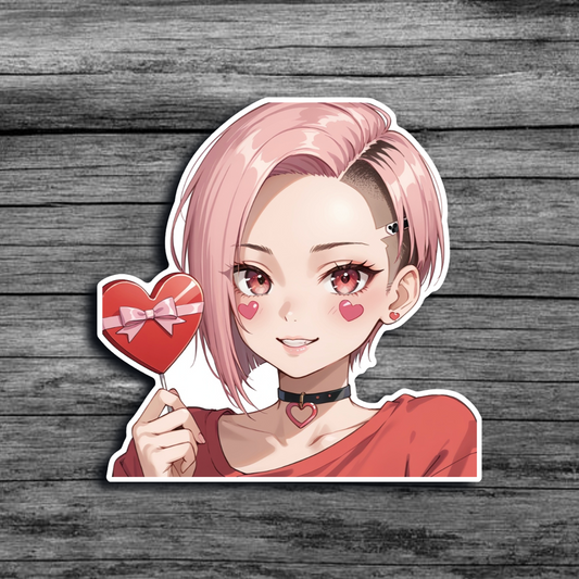 V-Day Anime Girl